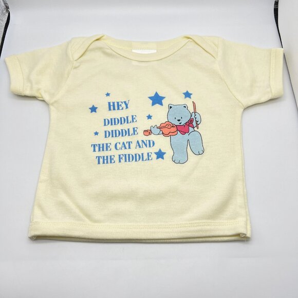 Hey Diddle Diddle Cat And The Fiddle Baby T Shirt 9 to 18 months NEW - Picture 5 of 5